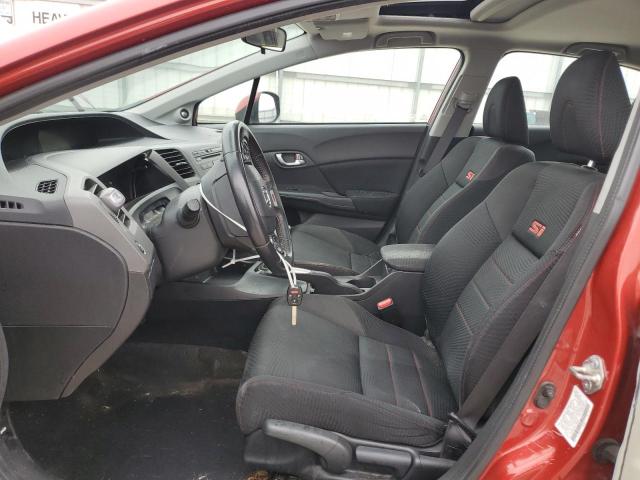 2HGFB6E54CH706336 - 2012 HONDA CIVIC SI RED photo 7