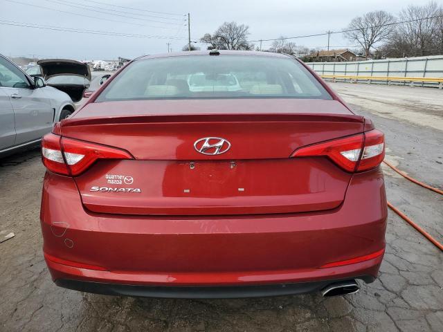 5NPE24AF1FH090703 - 2015 HYUNDAI SONATA SE RED photo 6