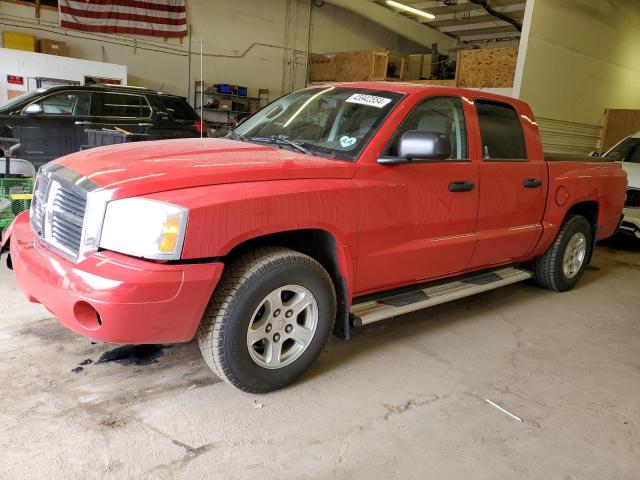 1D7HE48N56S501397 - 2006 DODGE DAKOTA QUAD SLT RED photo 1