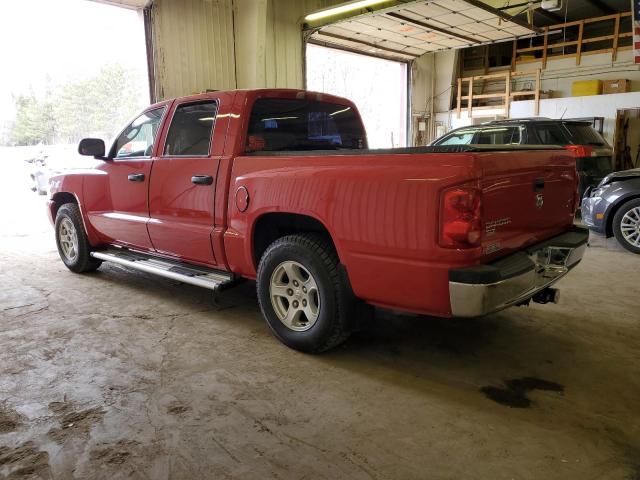 1D7HE48N56S501397 - 2006 DODGE DAKOTA QUAD SLT RED photo 2