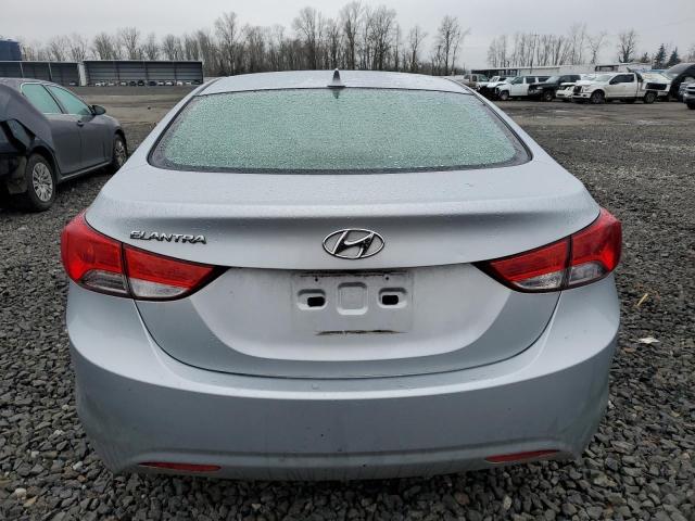 5NPDH4AE6CH068709 - 2012 HYUNDAI ELANTRA GLS SILVER photo 6