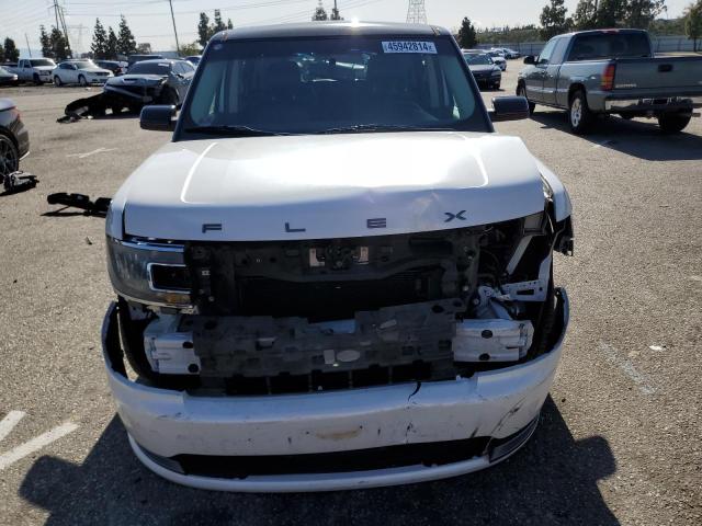 2FMGK5C82FBA08420 - 2015 FORD FLEX SEL WHITE photo 5