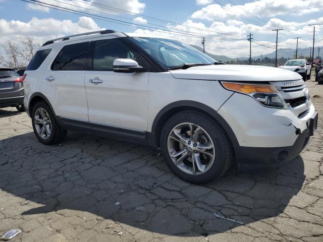 1FM5K7F88DGB34592 - 2013 FORD EXPLORER LIMITED WHITE photo 4