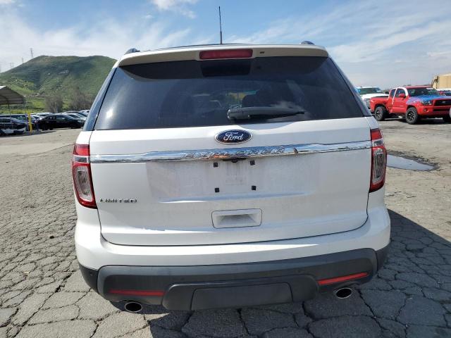 1FM5K7F88DGB34592 - 2013 FORD EXPLORER LIMITED WHITE photo 6