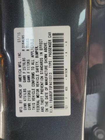 19UUB3F75FA010013 - 2015 ACURA TLX ADVANCE BLACK photo 13