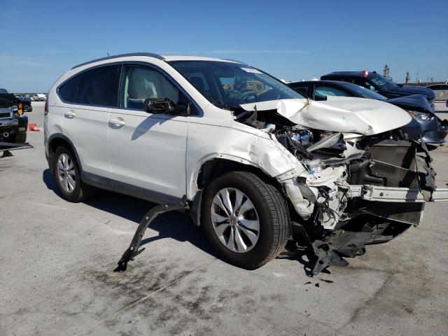 5J6RM3H70EL025933 - 2014 HONDA CR-V EXL WHITE photo 4