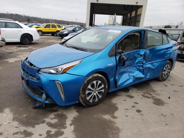 JTDL9RFU2L3013482 - 2020 TOYOTA PRIUS LE BLUE photo 1