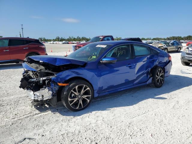 2HGFC2F80MH505159 - 2021 HONDA CIVIC SPORT 蓝色 照片 1