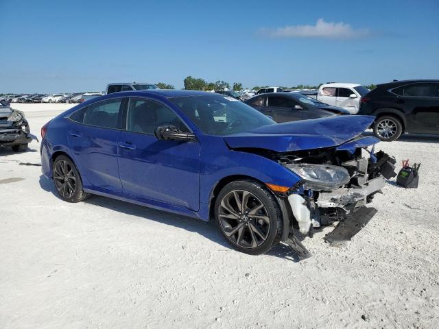 2HGFC2F80MH505159 - 2021 HONDA CIVIC SPORT 蓝色 照片 4