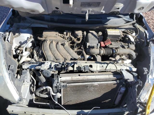 3N1CN7AP0EL800457 - 2014 NISSAN VERSA S SILVER photo 11