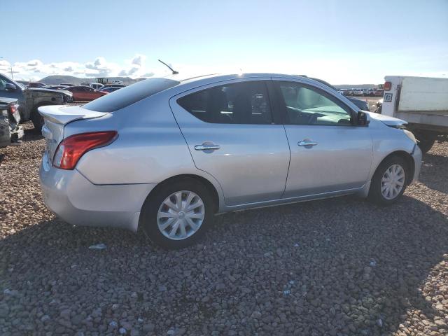 3N1CN7AP0EL800457 - 2014 NISSAN VERSA S SILVER photo 3