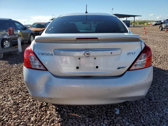 3N1CN7AP0EL800457 - 2014 NISSAN VERSA S SILVER photo 6