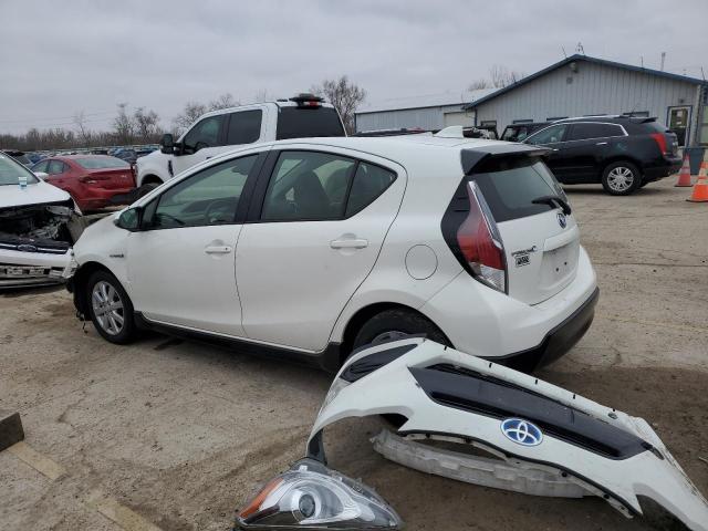 JTDKDTB37H1596509 - 2017 TOYOTA PRIUS C WHITE photo 2