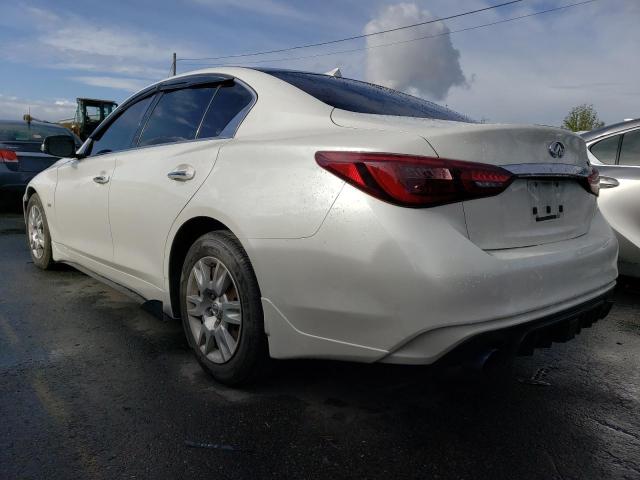 JN1EV7AP5JM350975 - 2018 INFINITI Q50 LUXE WHITE photo 2