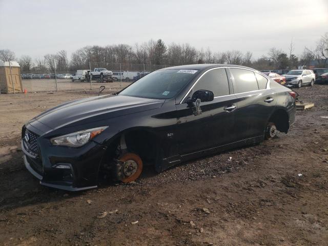 JN1EV7AR3JM611148 - 2018 INFINITI Q50 LUXE BLACK photo 1