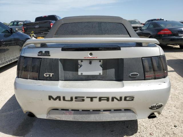 1FAFP45X63F451489 - 2003 FORD MUSTANG GT SILVER photo 6