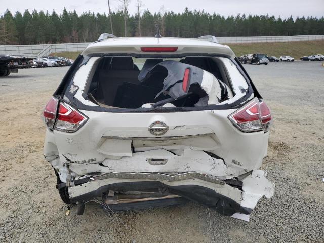 5N1AT2MT6FC762487 - 2015 NISSAN ROGUE S WHITE photo 6