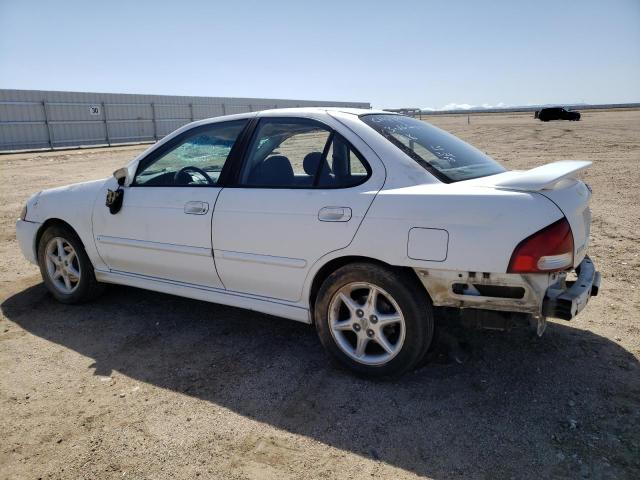 3N1BB51A71L002651 - 2001 NISSAN SENTRA SE WHITE photo 2