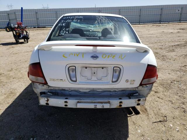 3N1BB51A71L002651 - 2001 NISSAN SENTRA SE WHITE photo 6