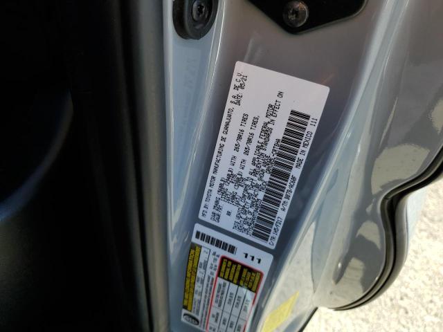 3TYSZ5ANXMT040535 - 2021 TOYOTA TACOMA ACCESS CAB Графитовый фото 12