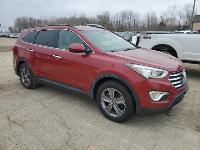 KM8SM4HF3FU110583 - 2015 HYUNDAI SANTA FE GLS RED photo 4