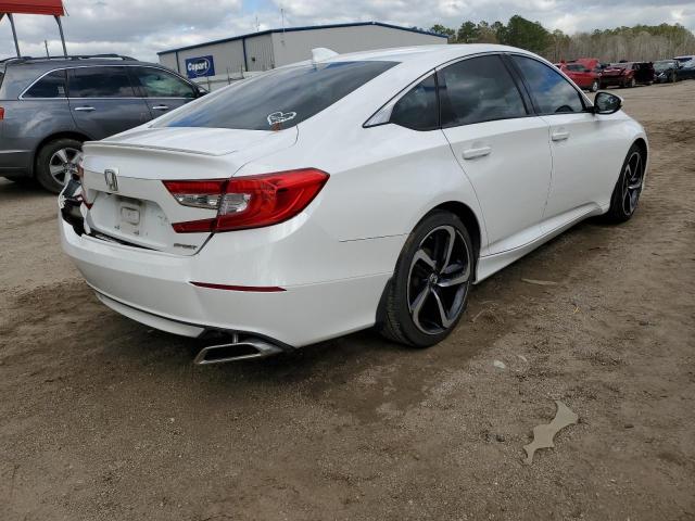 1HGCV1F32JA058954 - 2018 HONDA ACCORD SPORT WHITE photo 3