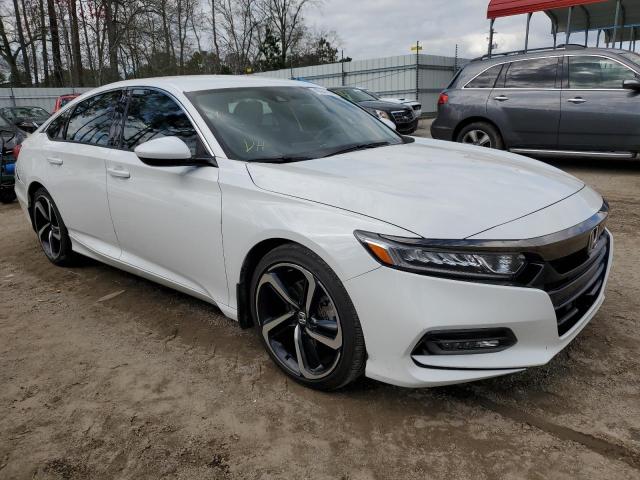 1HGCV1F32JA058954 - 2018 HONDA ACCORD SPORT WHITE photo 4