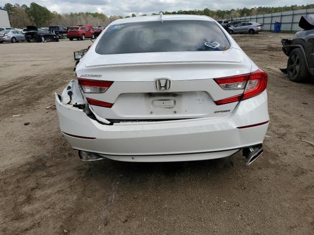 1HGCV1F32JA058954 - 2018 HONDA ACCORD SPORT WHITE photo 6