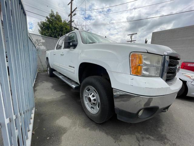 1GT424C84BF263760 - 2011 GMC SIERRA K3500 SLT WHITE photo 1