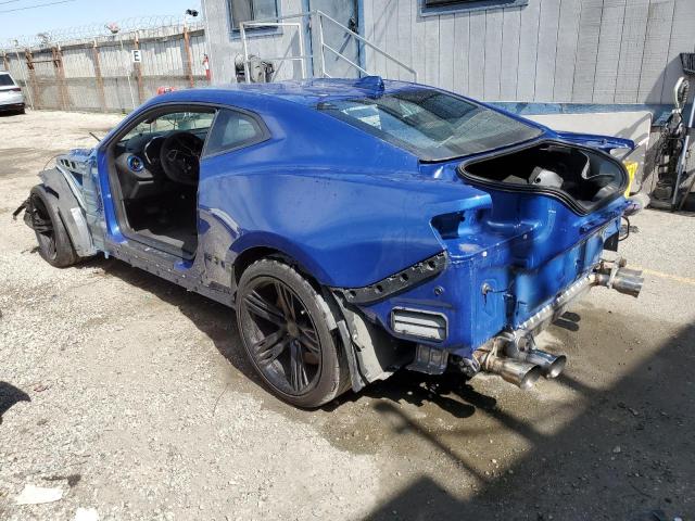 1G1FK1R66N0100749 - 2022 CHEVROLET CAMARO ZL1 BLUE photo 2