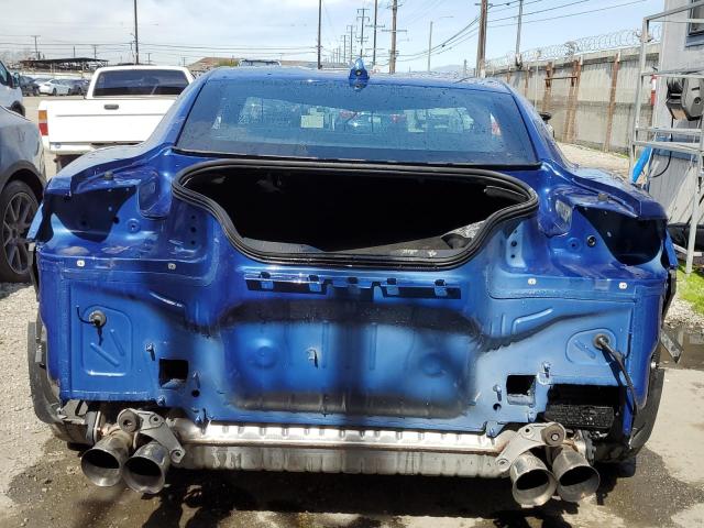 1G1FK1R66N0100749 - 2022 CHEVROLET CAMARO ZL1 BLUE photo 6