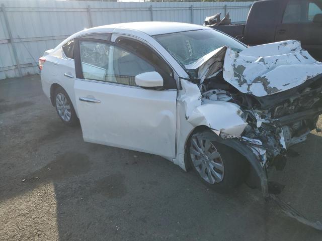 3N1AB7AP2DL625000 - 2013 NISSAN SENTRA S WHITE photo 4