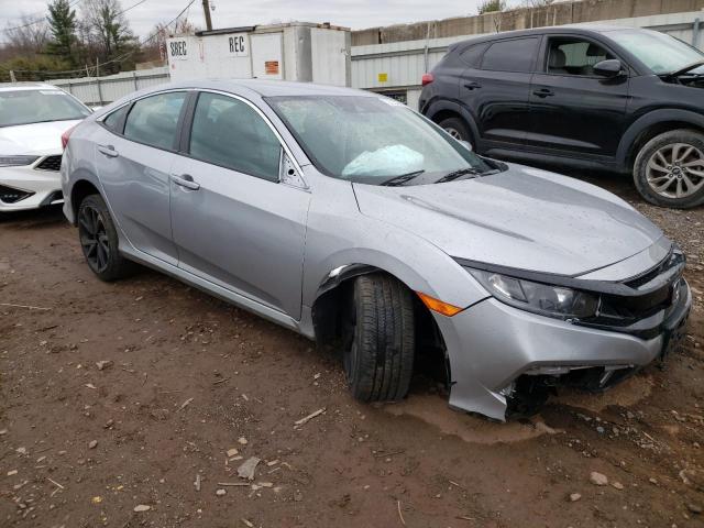 19XFC2F85ME003726 - 2021 HONDA CIVIC SPORT SILVER photo 4