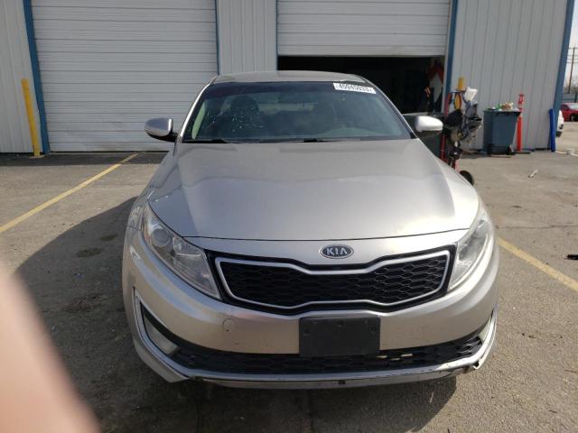 KNAGM4ADXB5003924 - 2011 KIA OPTIMA HYBRID SILVER photo 5