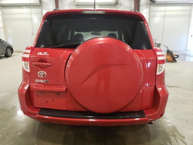 2T3ZF4DV2BW072240 - 2011 TOYOTA RAV4 RED photo 6