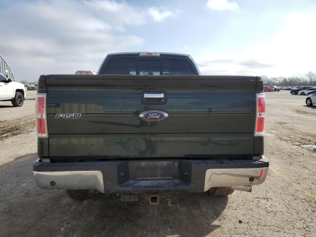 1FTFW1ET5DKF66411 - 2013 FORD F150 SUPERCREW GREEN photo 6