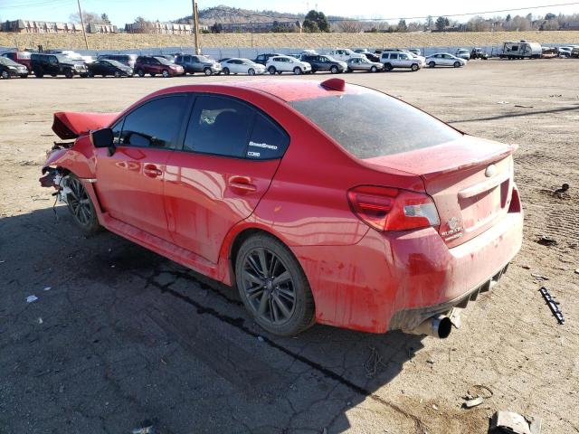 JF1VA1A63K9817530 - 2019 SUBARU WRX RED photo 2