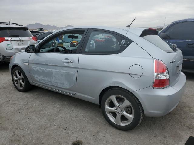 KMHCN36C17U046100 - 2007 HYUNDAI ACCENT SE SILVER photo 2