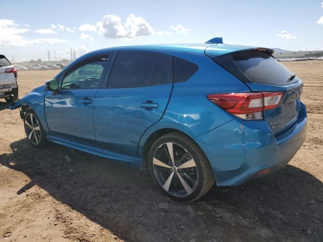 4S3GTAK66H3737095 - 2017 SUBARU IMPREZA SPORT BLUE photo 2