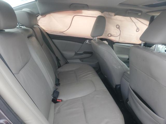19XFB2F97EE015843 - 2014 HONDA CIVIC EXL GRAY photo 10