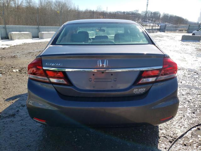 19XFB2F97EE015843 - 2014 HONDA CIVIC EXL GRAY photo 6