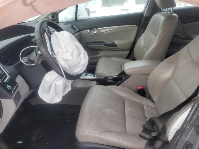 19XFB2F97EE015843 - 2014 HONDA CIVIC EXL GRAY photo 7