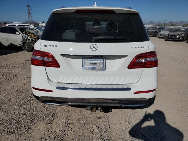 4JGDA2EB4EA336266 - 2014 MERCEDES-BENZ ML 350 BLUETEC WHITE photo 6