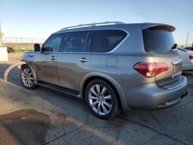 JN8AZ2NE6C9019277 - 2012 INFINITI QX56 GRAY photo 2