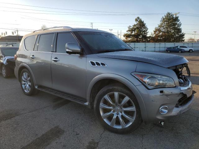 JN8AZ2NE6C9019277 - 2012 INFINITI QX56 GRAY photo 4