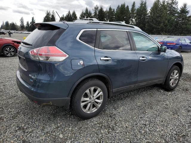 5N1AT2MV2EC849853 - 2014 NISSAN ROGUE S BLUE photo 3