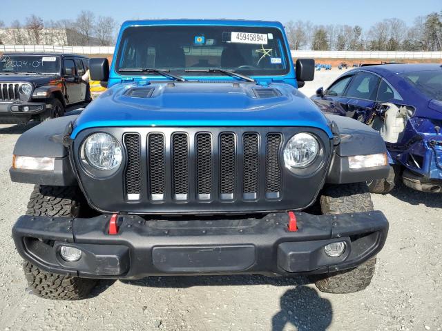 1C4HJXFNXNW133655 - 2022 JEEP WRANGLER RUBICON BLUE photo 5