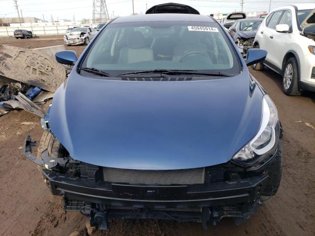 KMHDH4AE1FU341528 - 2015 HYUNDAI ELANTRA SE BLUE photo 5