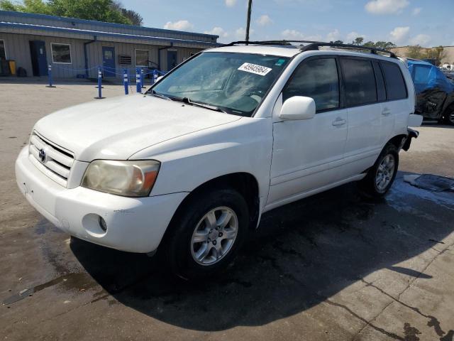 JTEDP21A670140995 - 2007 TOYOTA HIGHLANDER SPORT WHITE photo 1