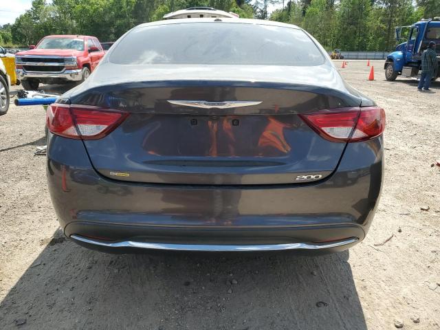 1C3CCCAB8GN126808 - 2016 CHRYSLER 200 LIMITED GRAY photo 6